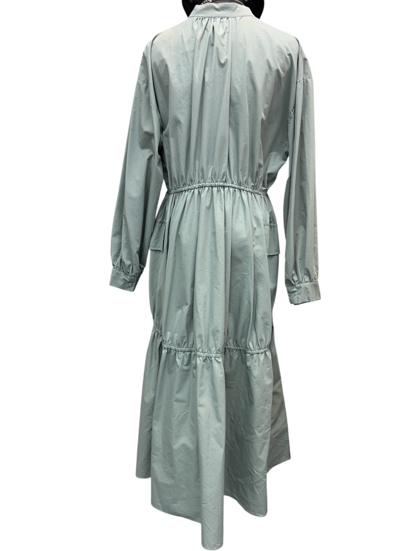 Side two pocket shirt one piece