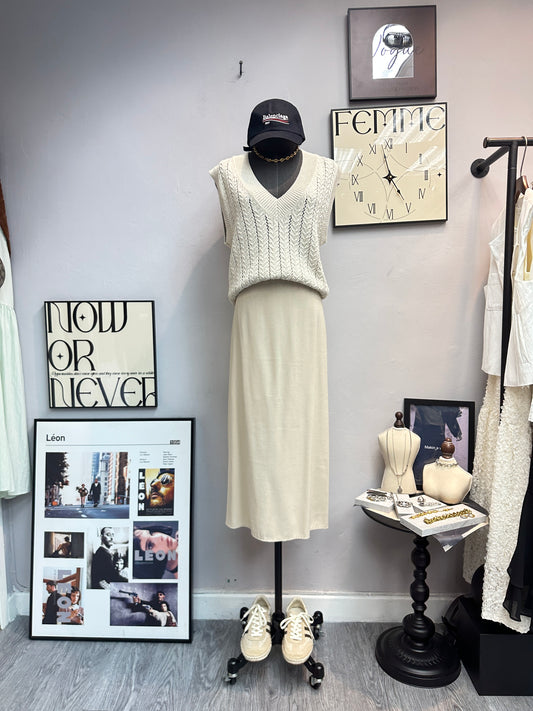 (-30% off)plain skirt