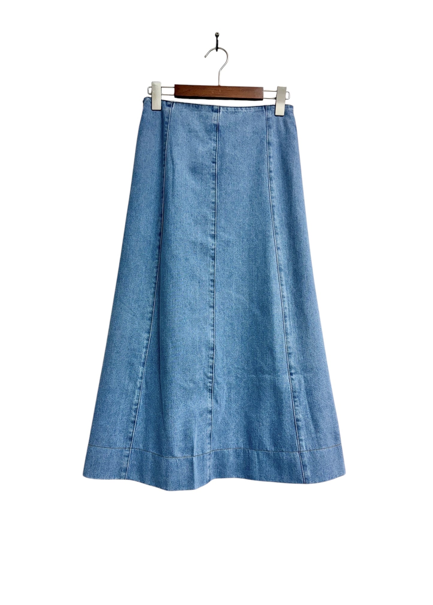 (-30% off)Banding denim skirt