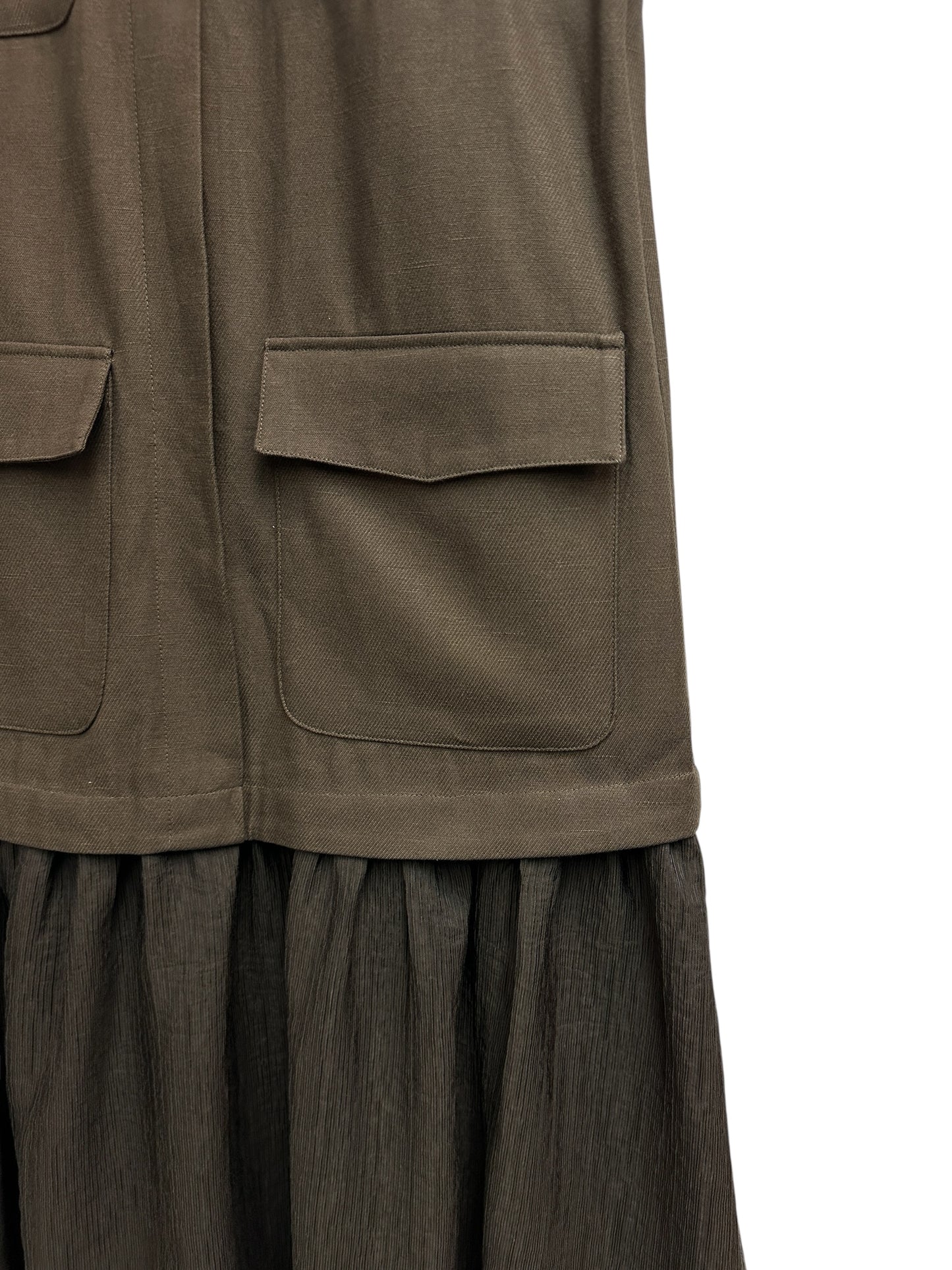 4-pockets vest dress