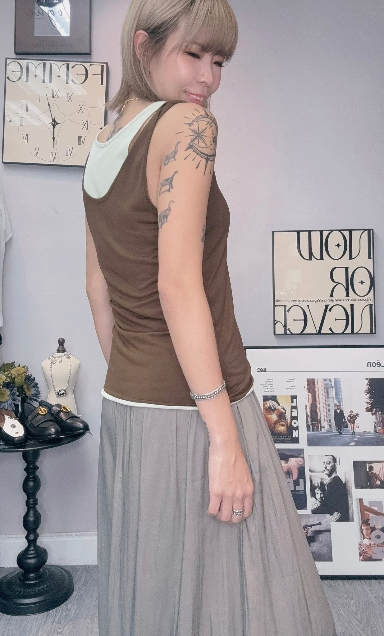 Fake 2-Piece Vest