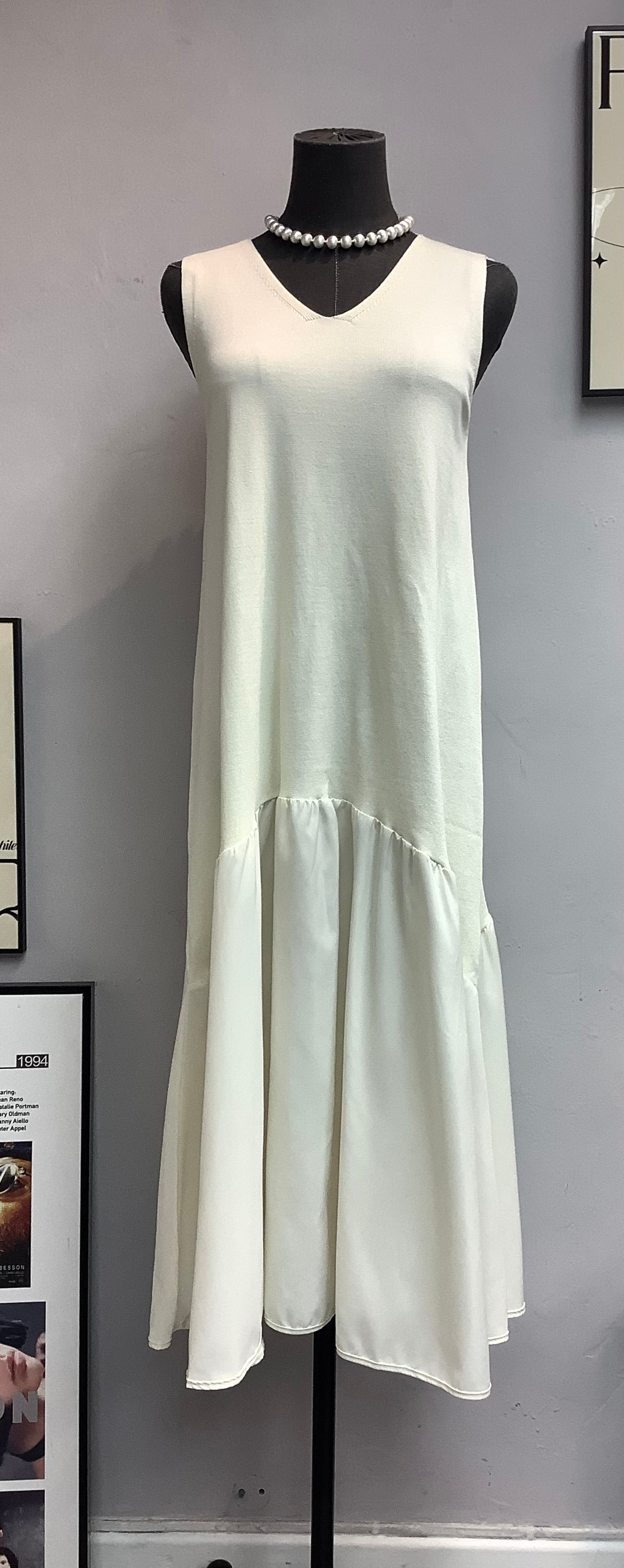 2-Tone Vest One Piece