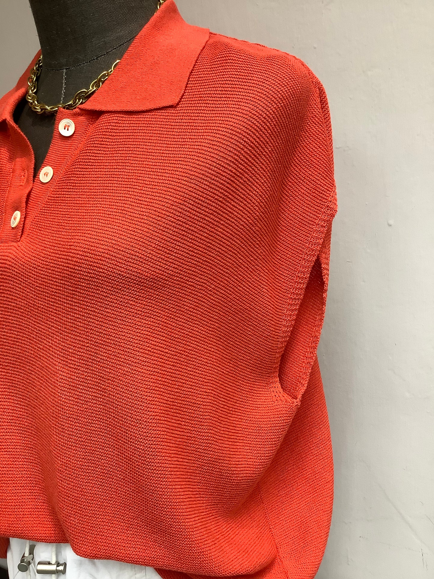 (-30%off)Polo Knitted top