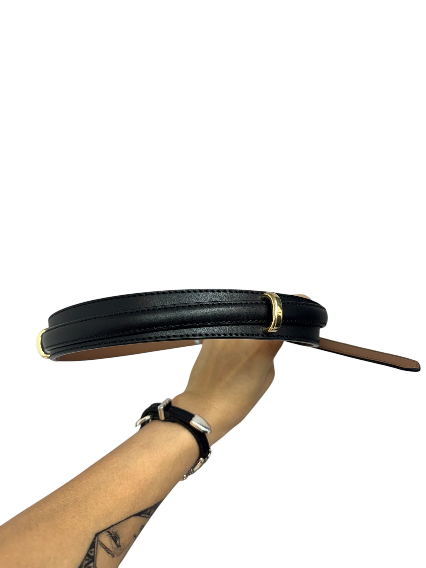 gold buckle belt
