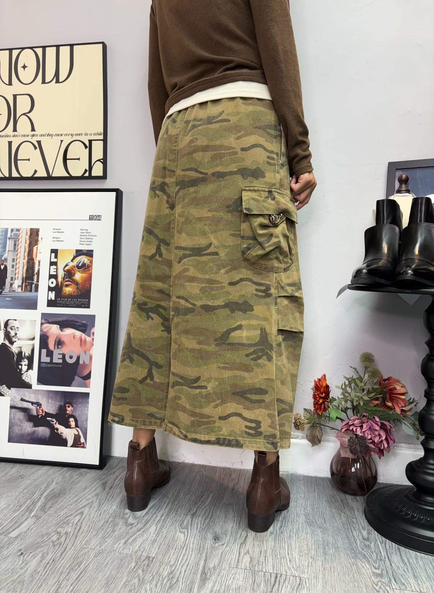 Camouflage skirt