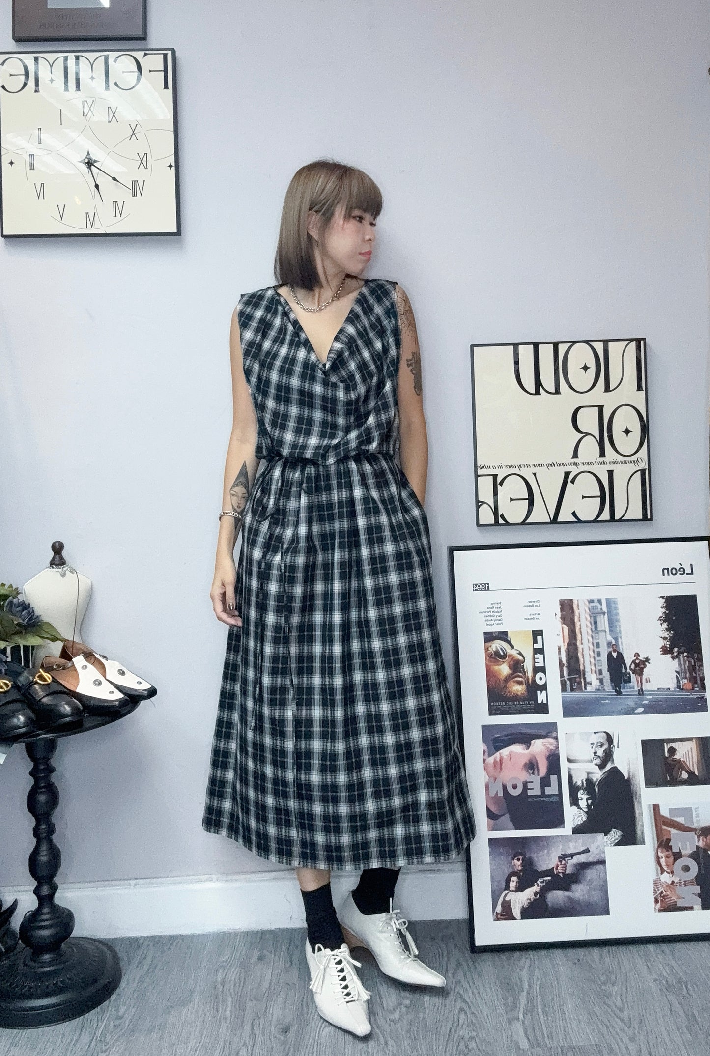 Checkered one piece