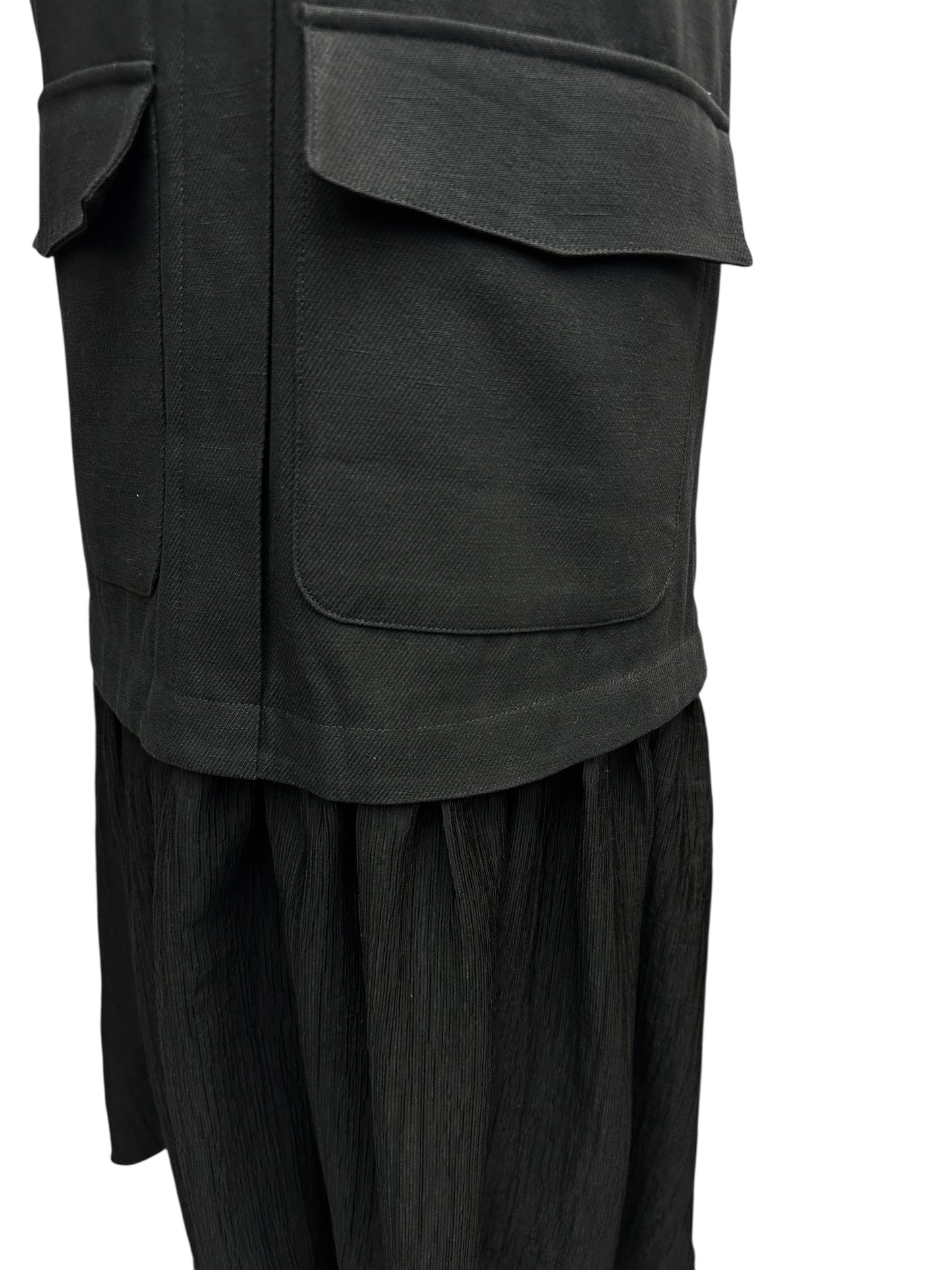 4-pockets vest dress