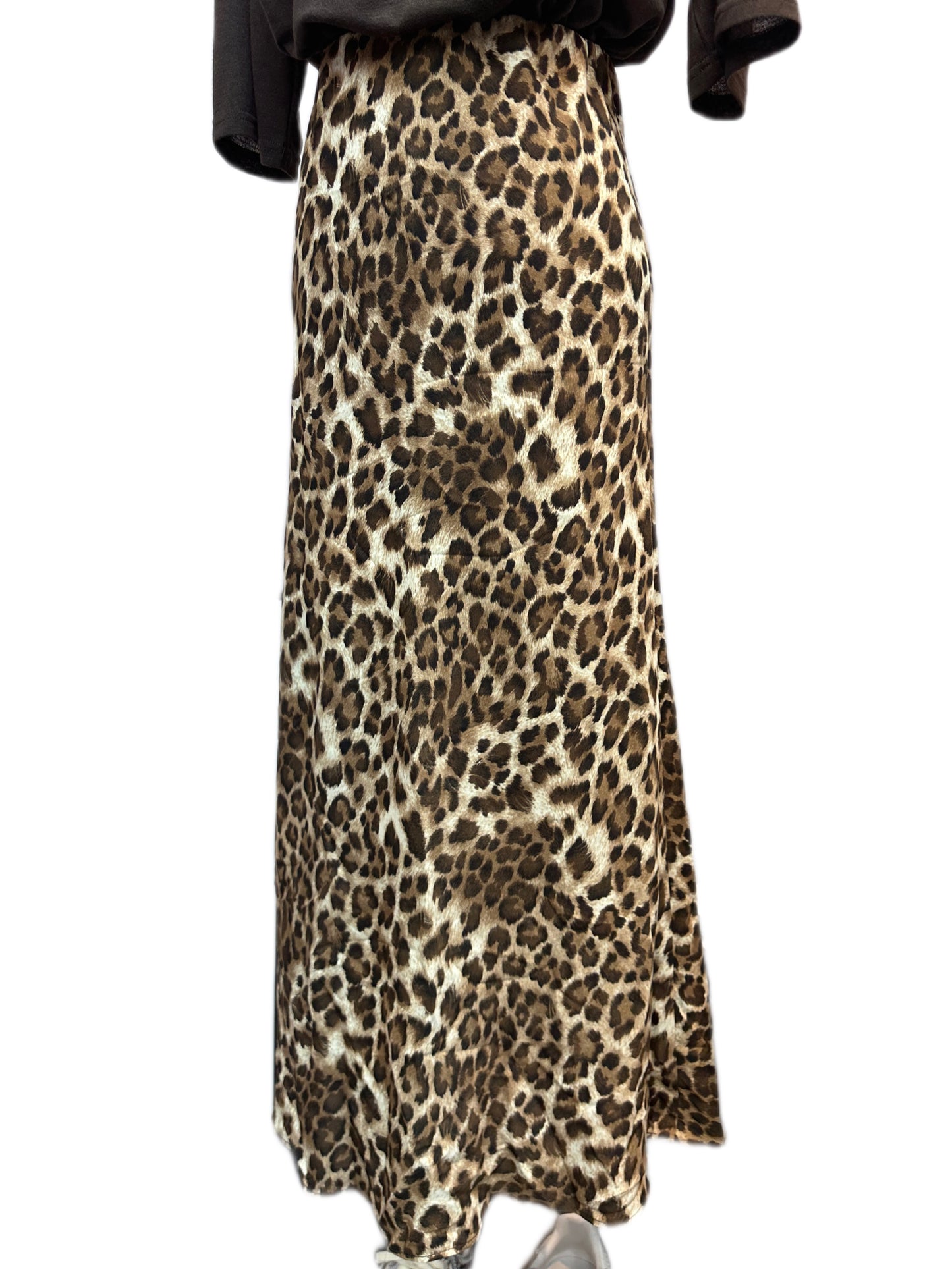 Leopard print skirt