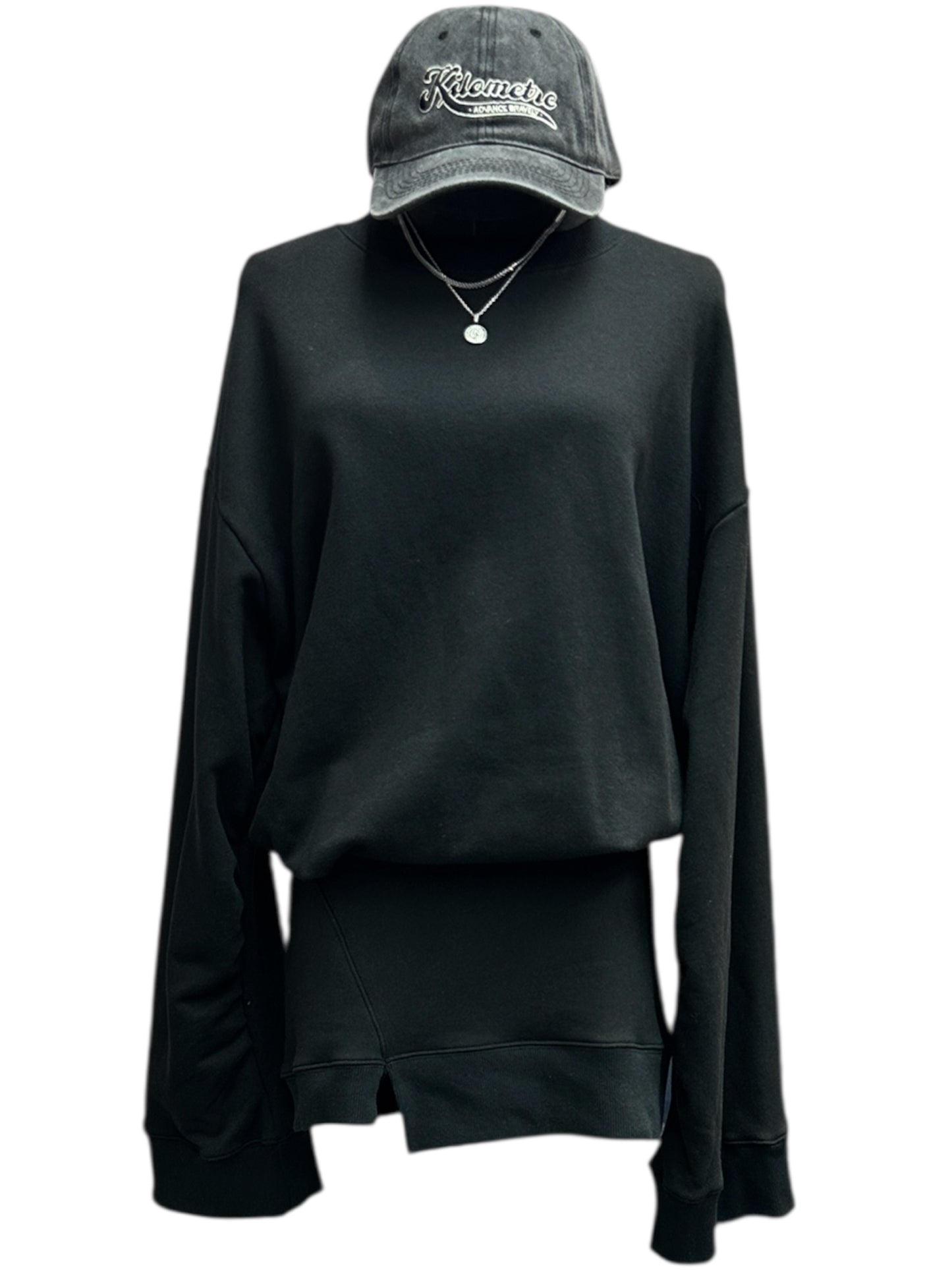 Loose sleeves sweater one piece