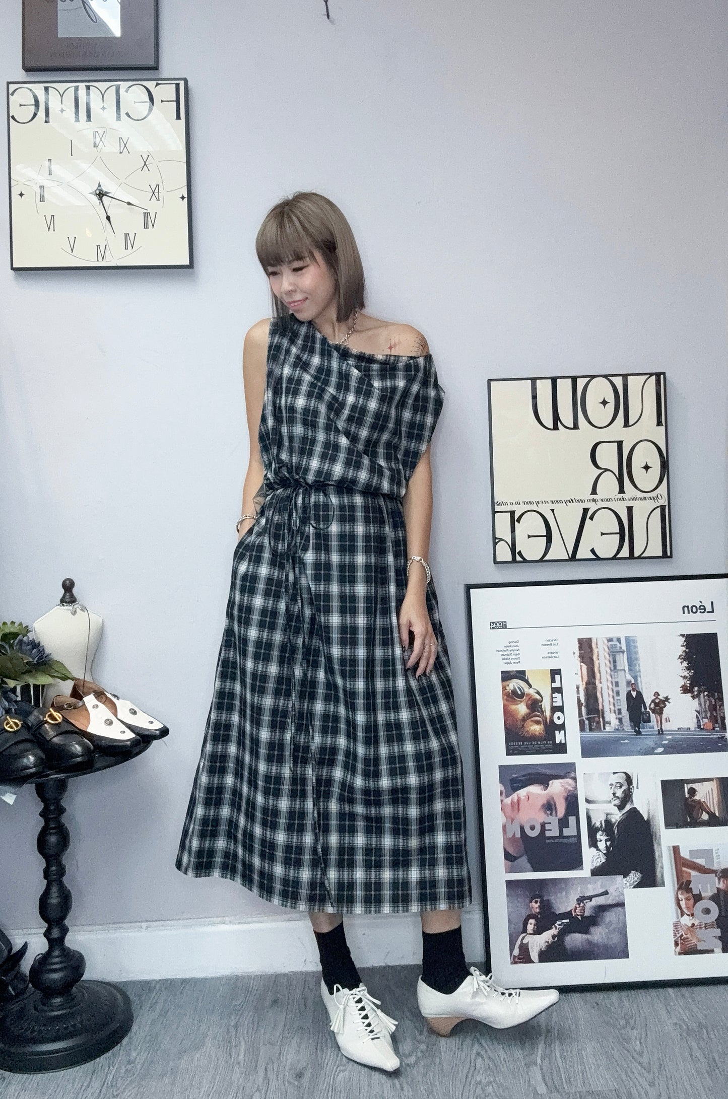 Checkered one piece