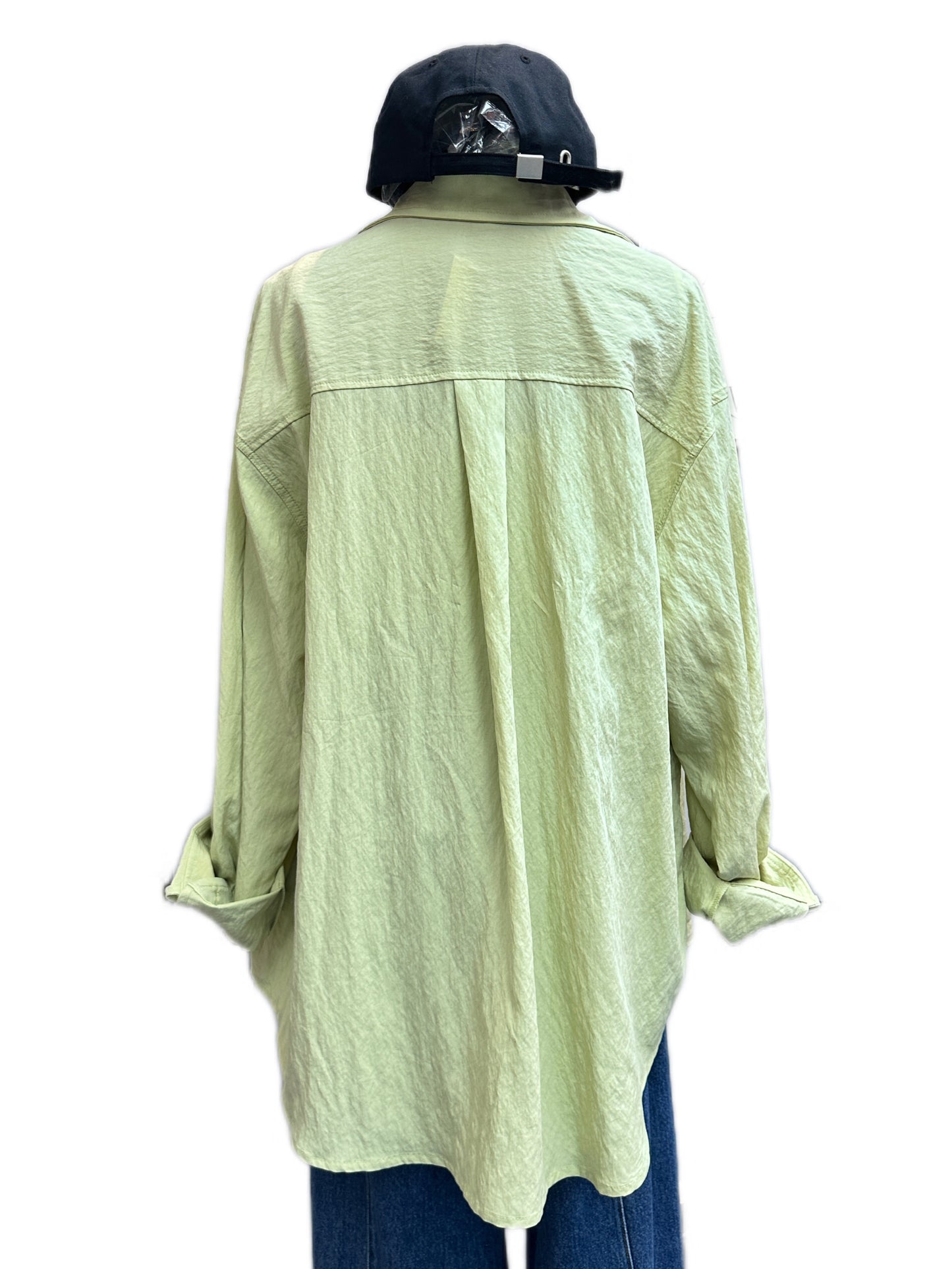 (-30% off)Big pocket plain shirt