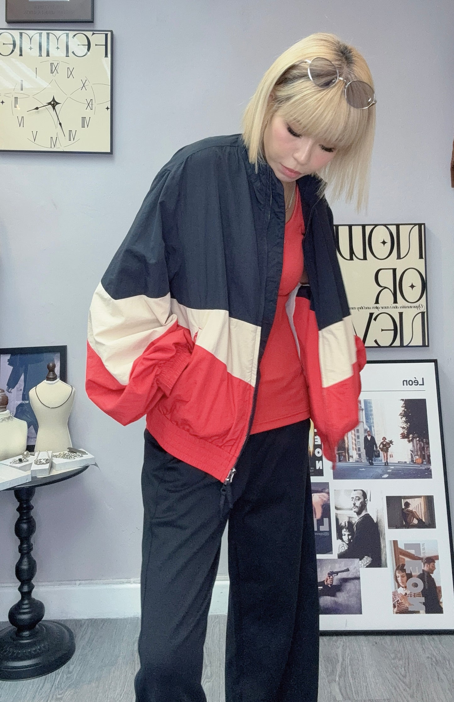 Mesh zip jacket