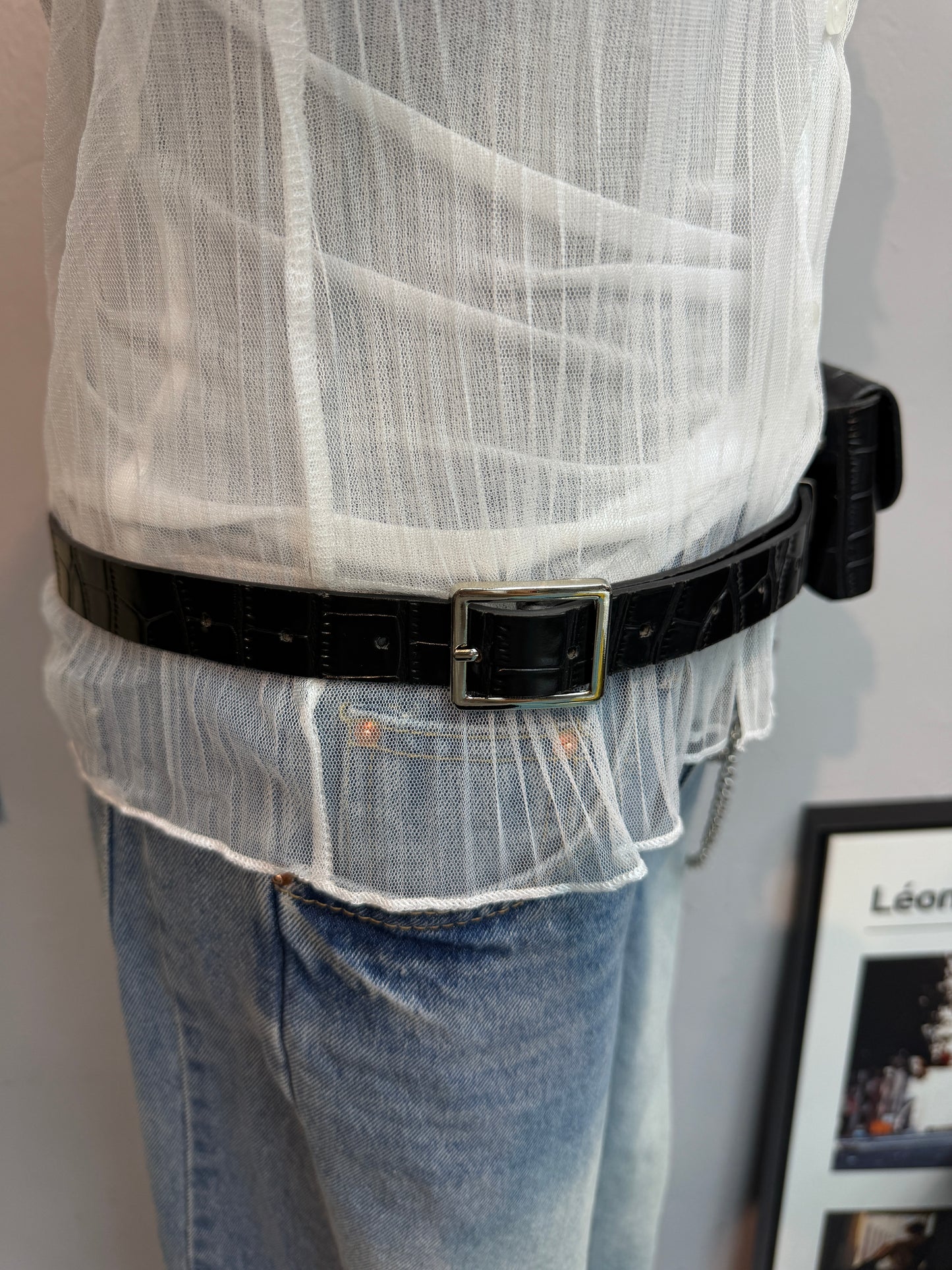 With waist bag belt