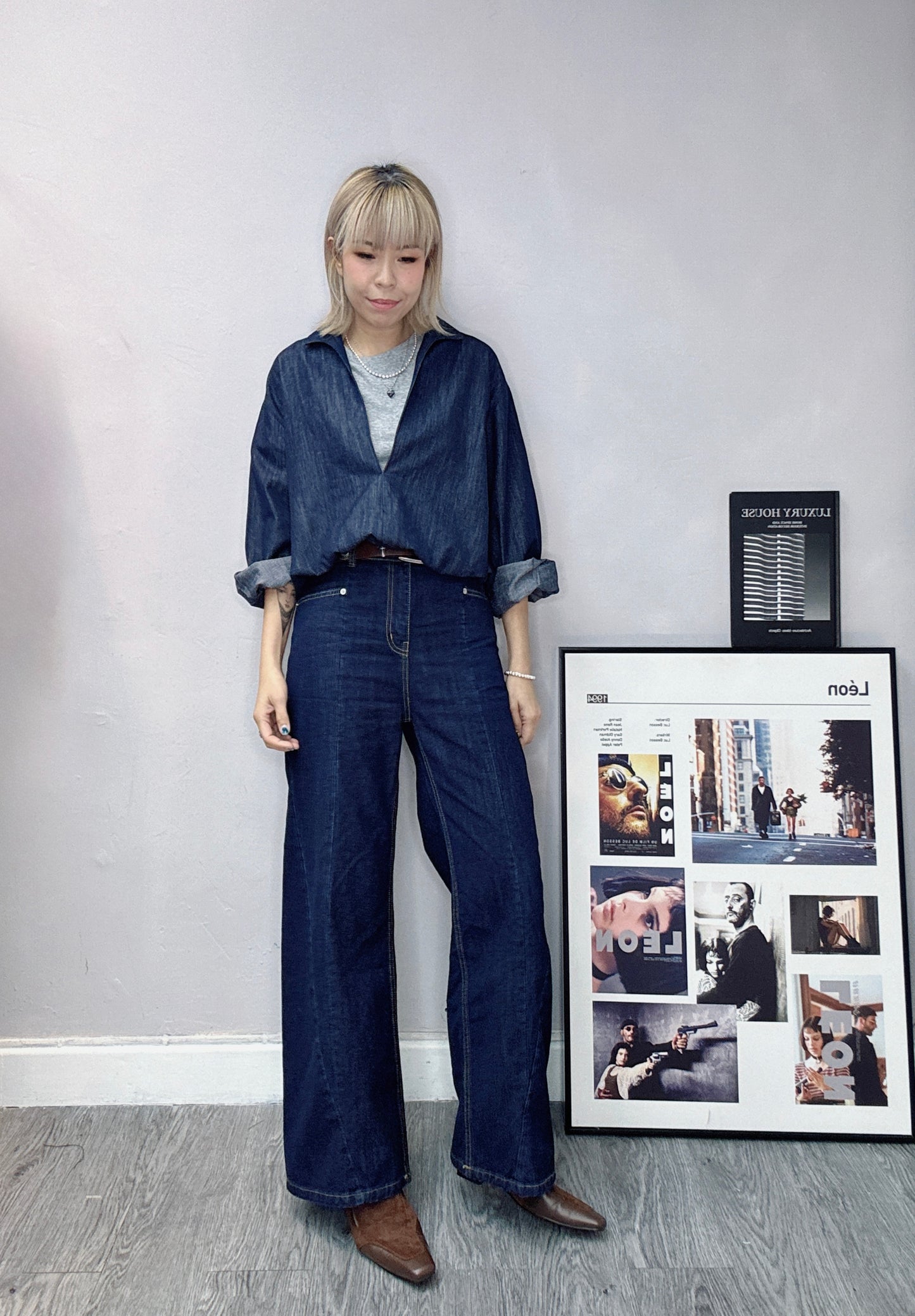 Mock Two-Piece shirt