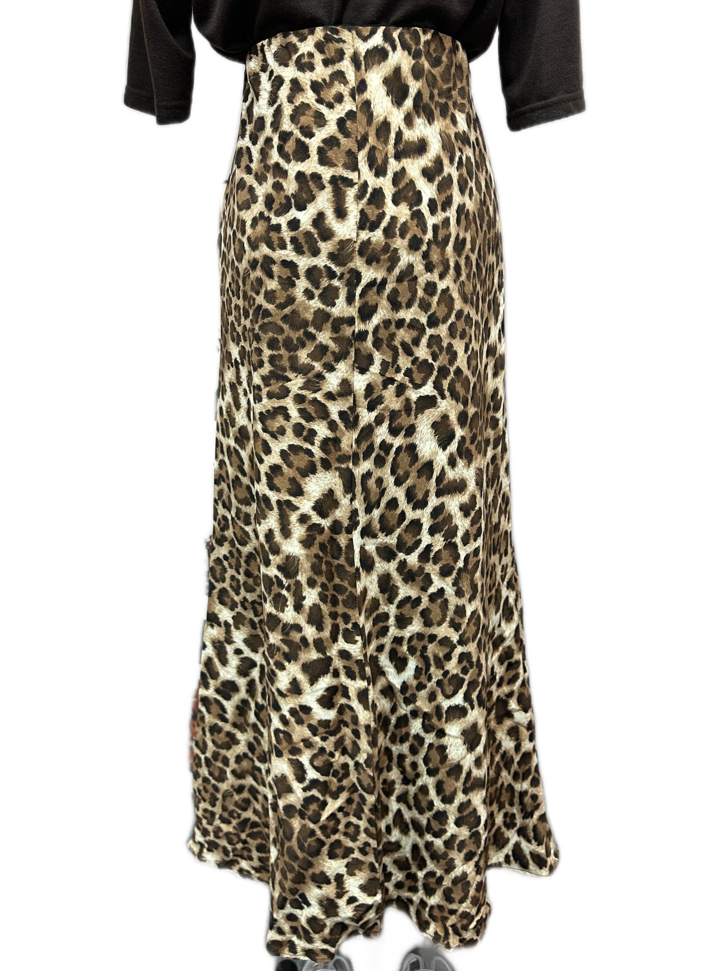 Leopard print skirt
