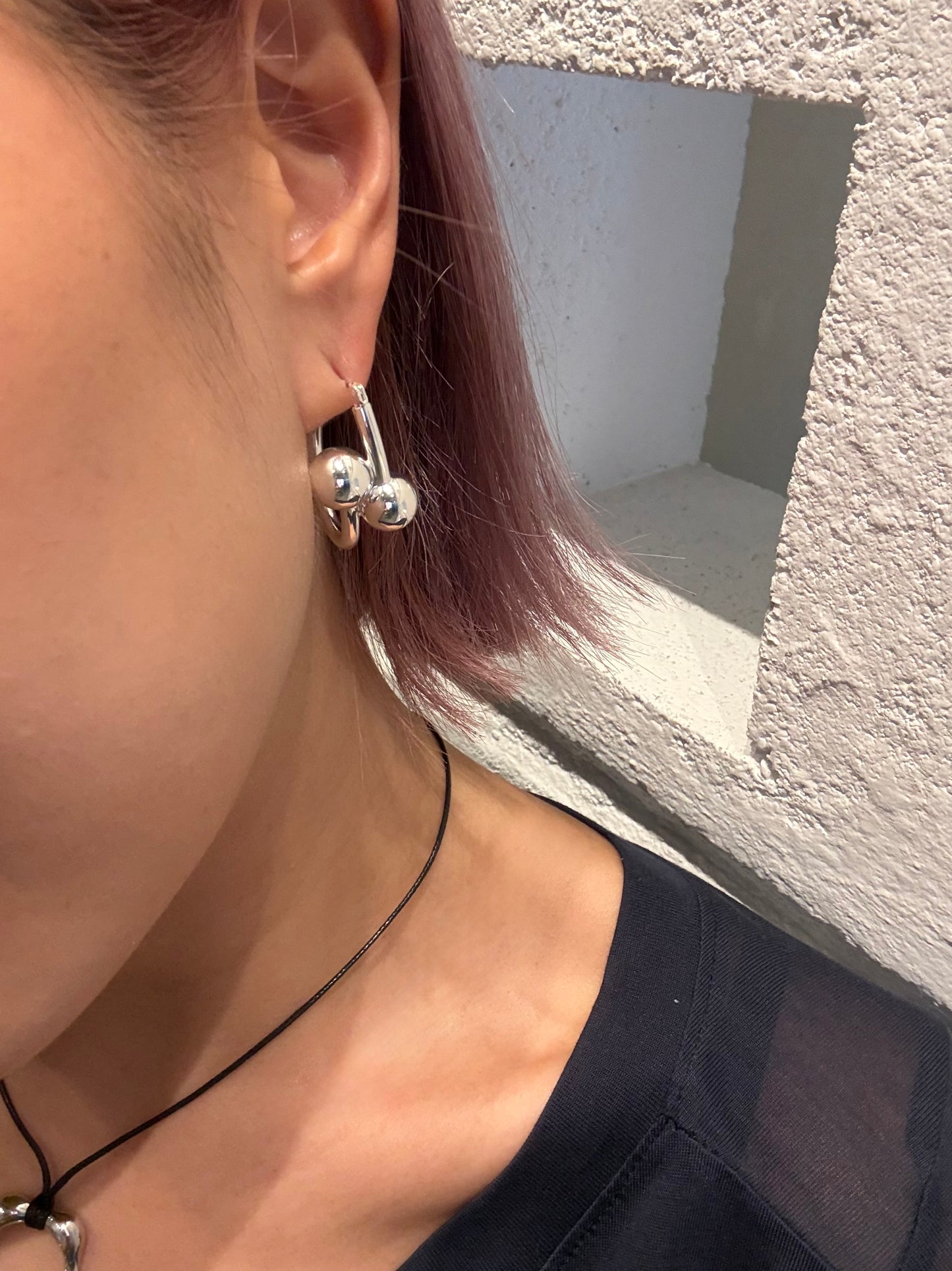 Two balls earrings
