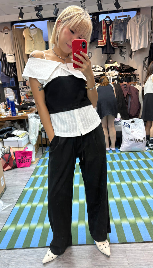 (-20% off) cotton shirt blouse