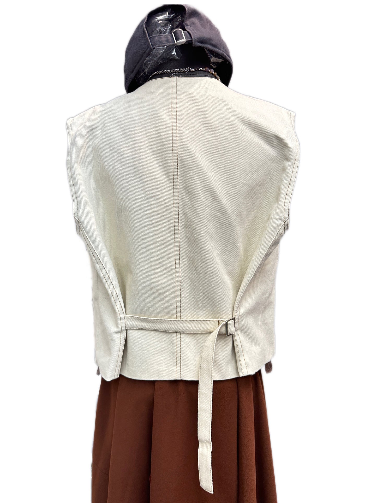 Shirt X denim vest jacket