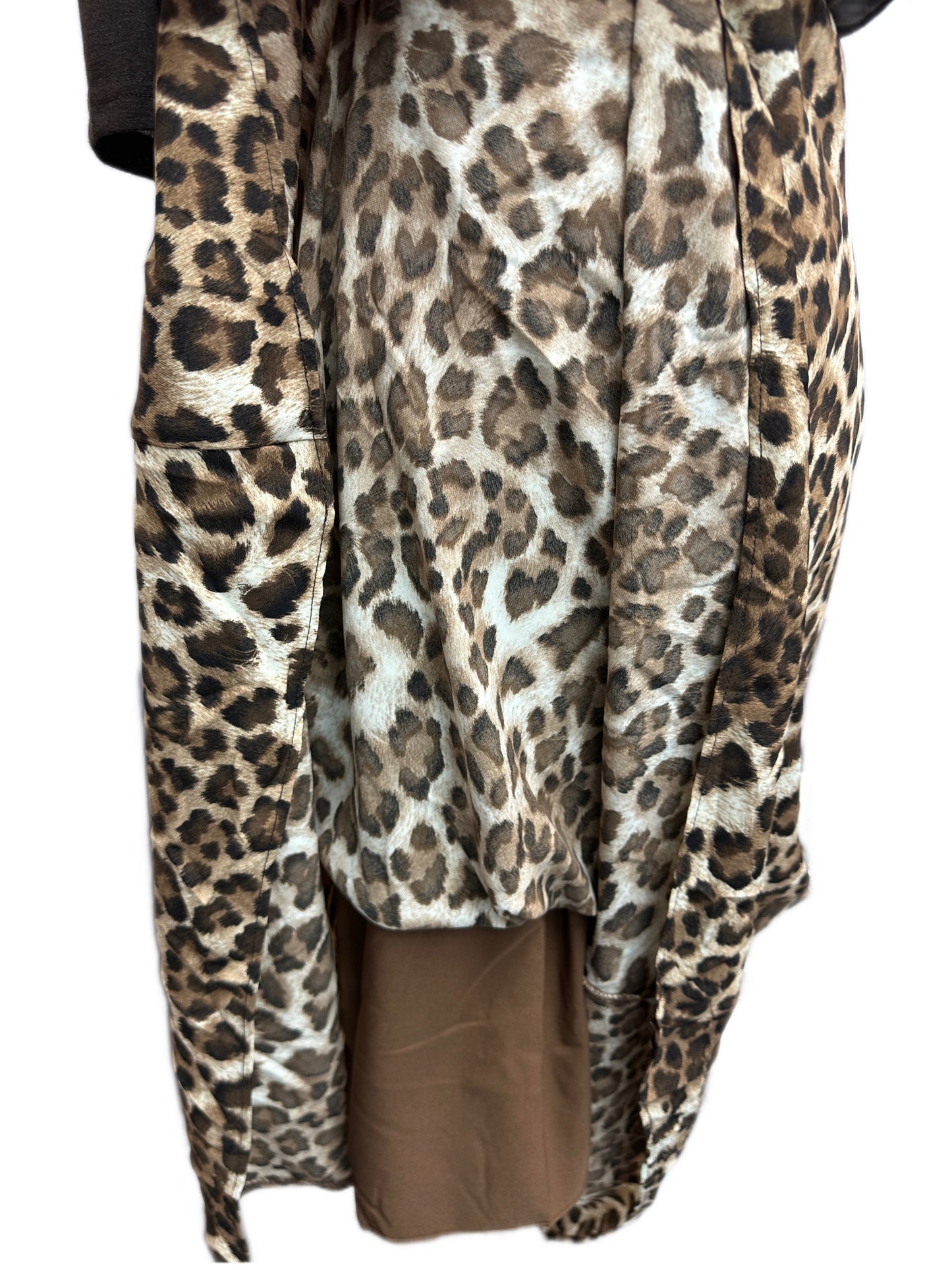 Leopard print skirt