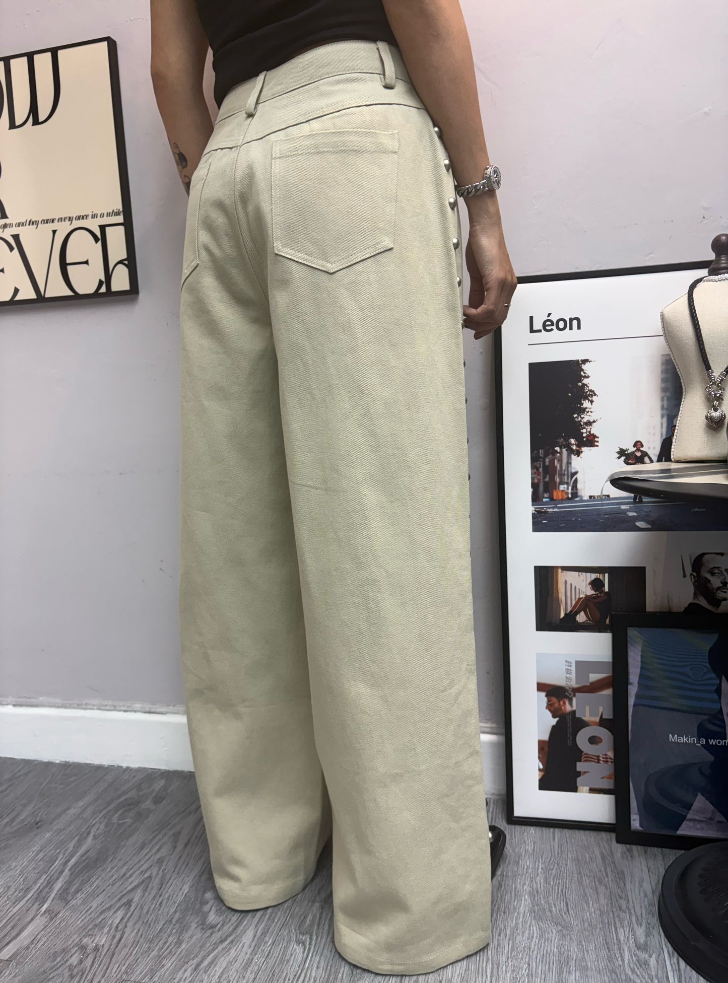 (🏷️-30%)Side beans pants #00441