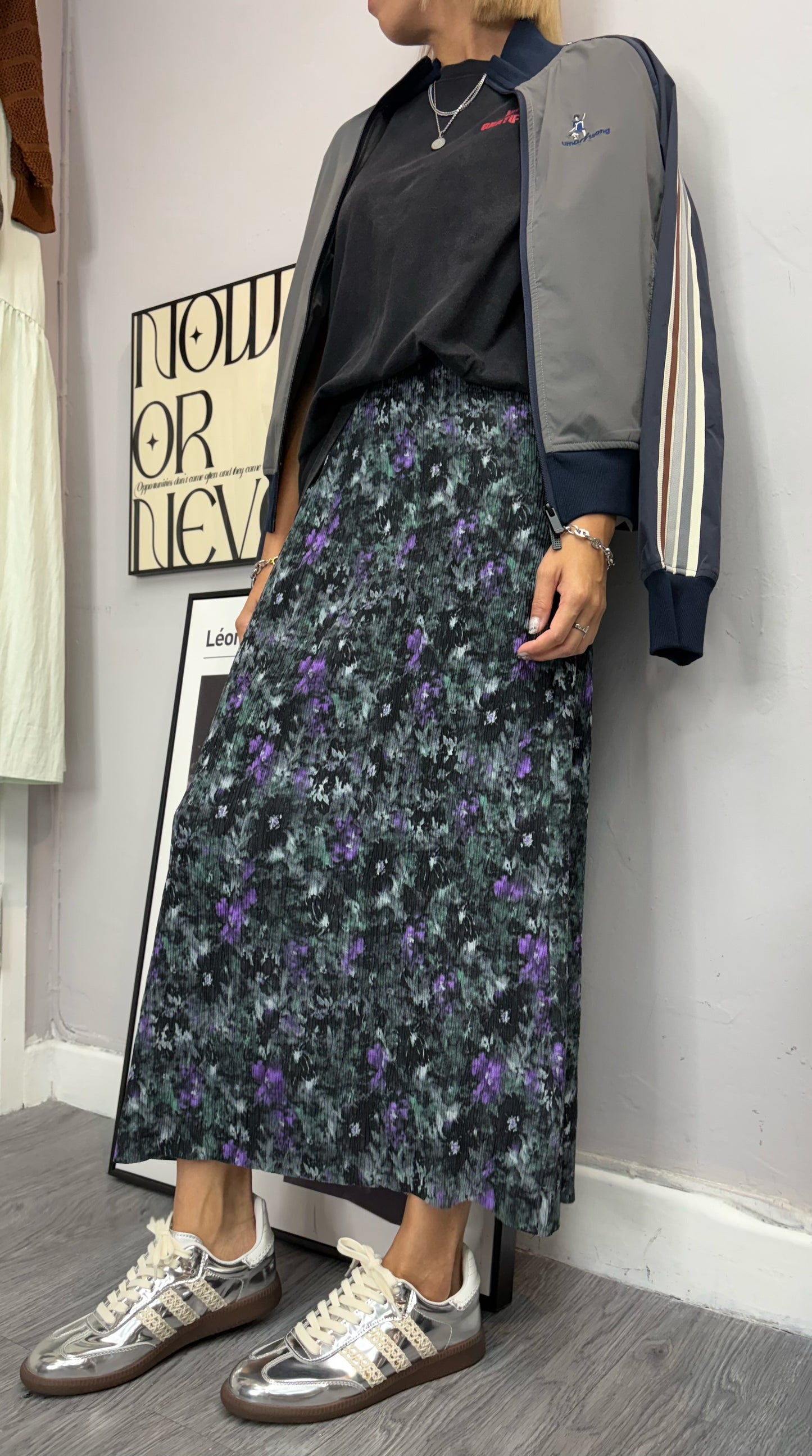 Pleated skirt
