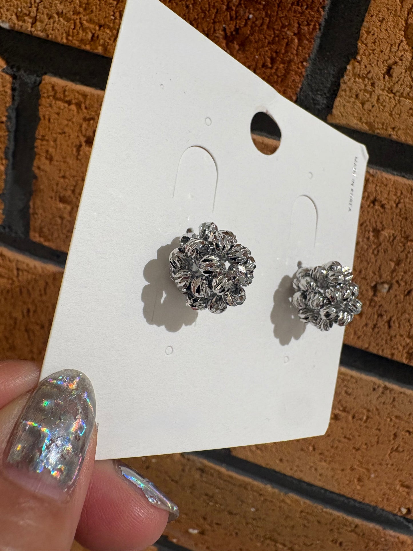*Special* 3D ball shaped earrings(fix price)