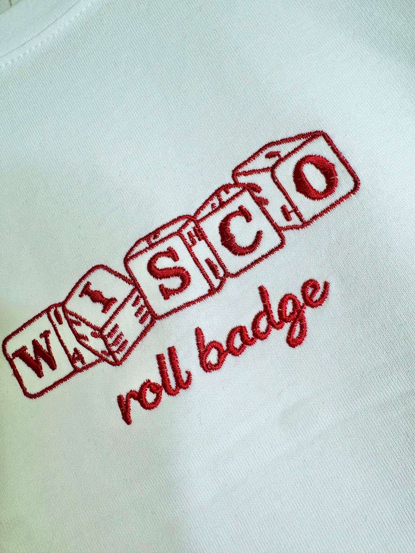 Embroidery dice tee #00371
