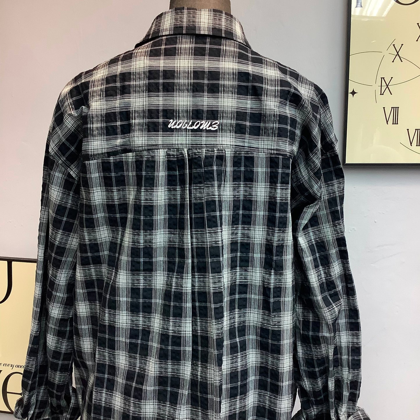 Black and white Grid Shirt