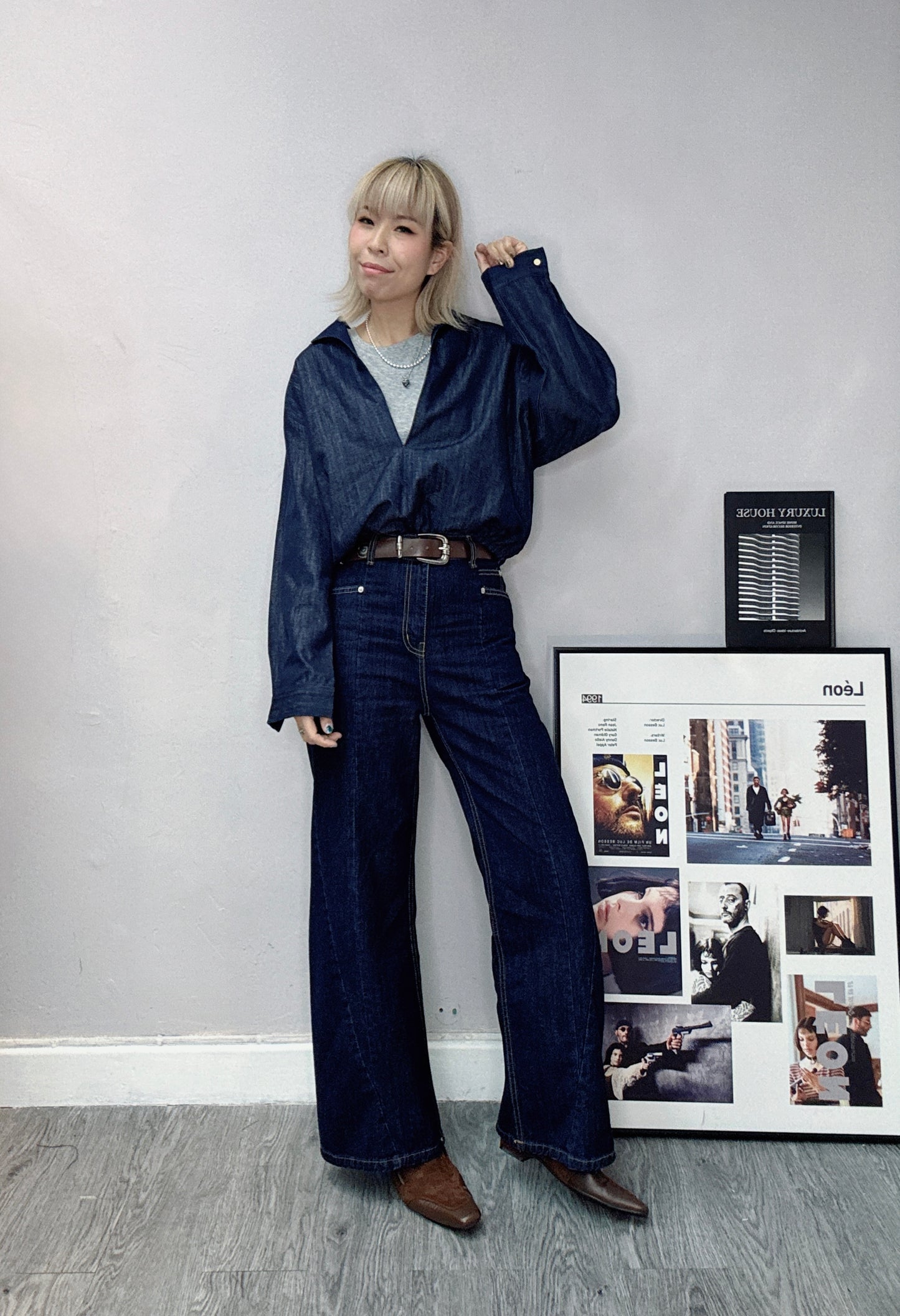 Mock Two-Piece shirt