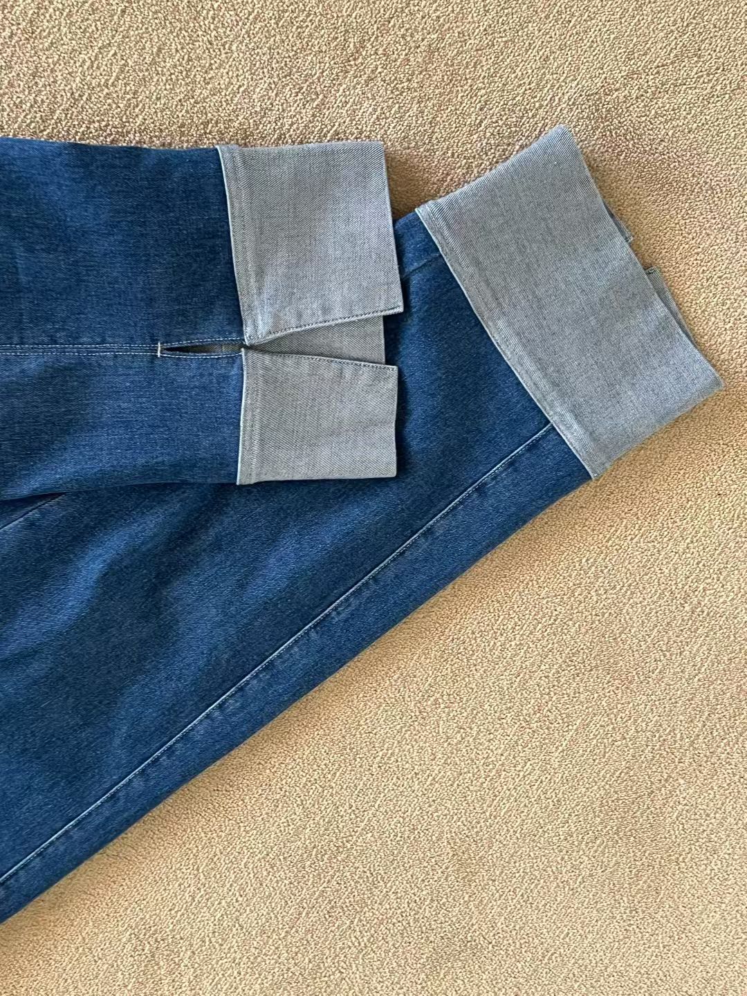 Back slip jeans #00068