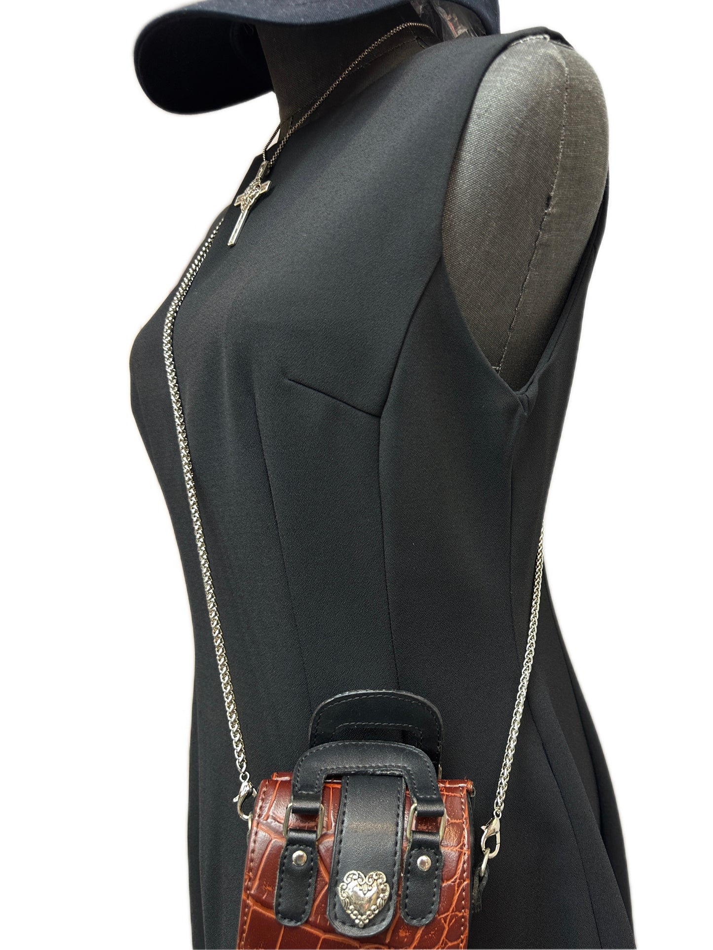 Plain vest dress