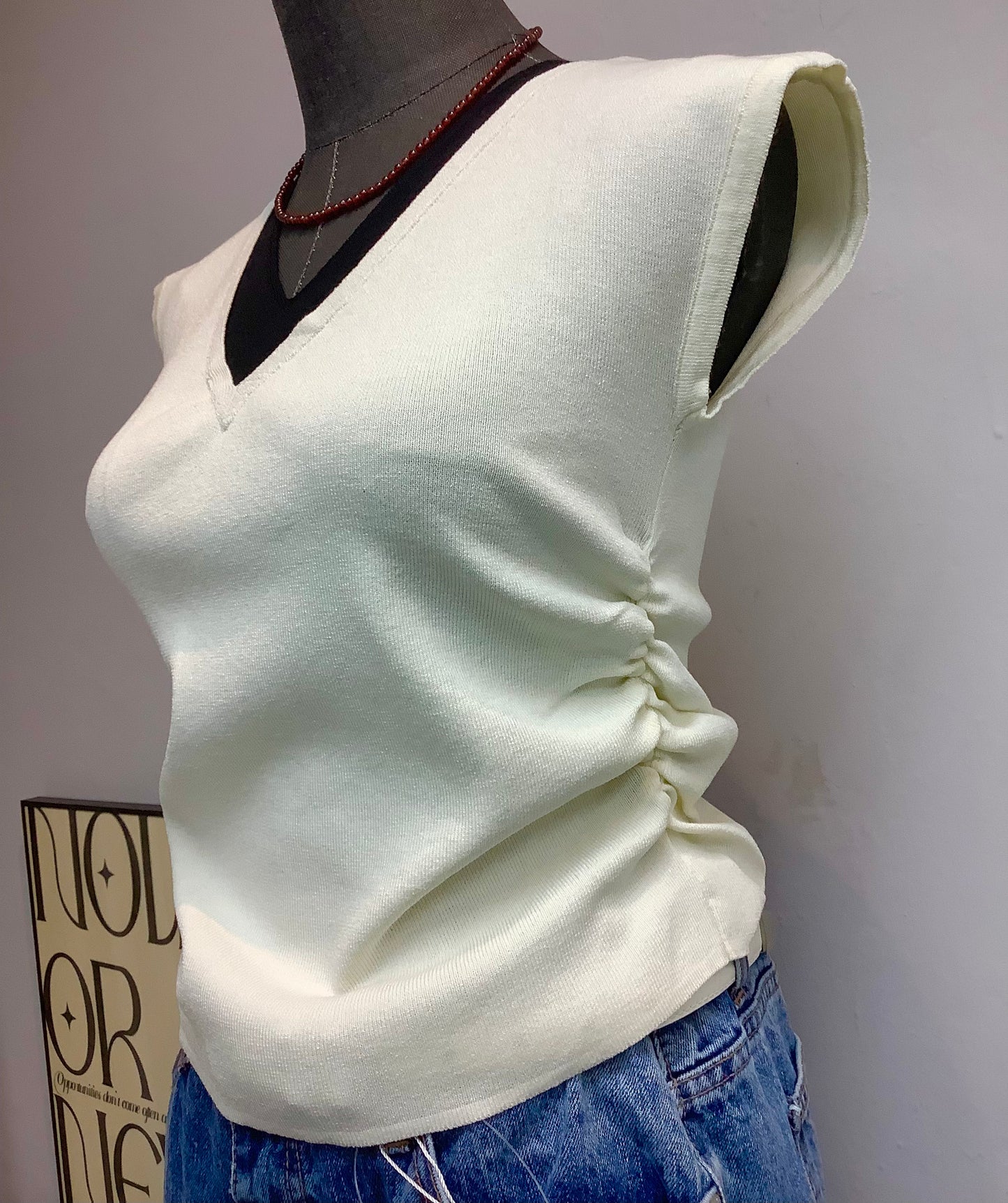 (-40% Off)Fake 2-pcs knit