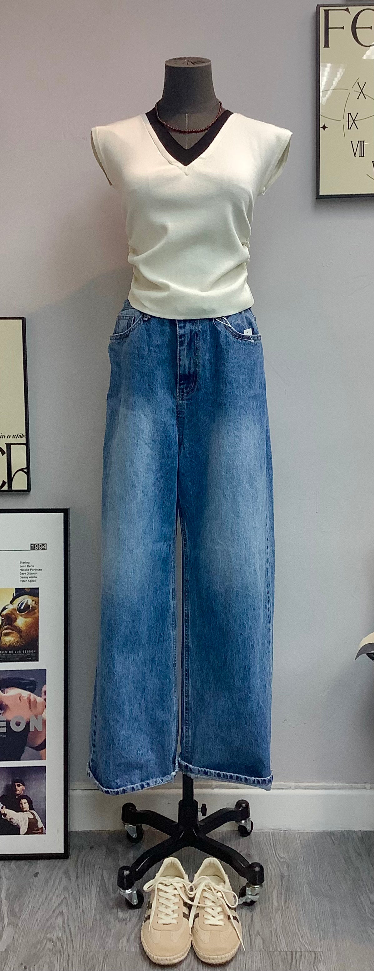 (-40% Off)Fake 2-pcs knit