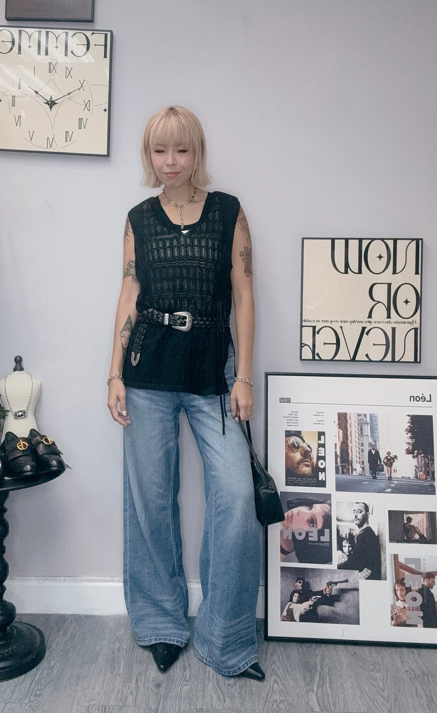 (-20% Off)V Neck Knit Vest