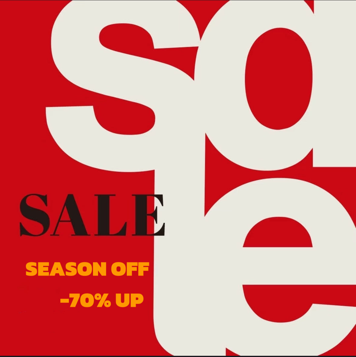 SEASON OFF Crazy sale