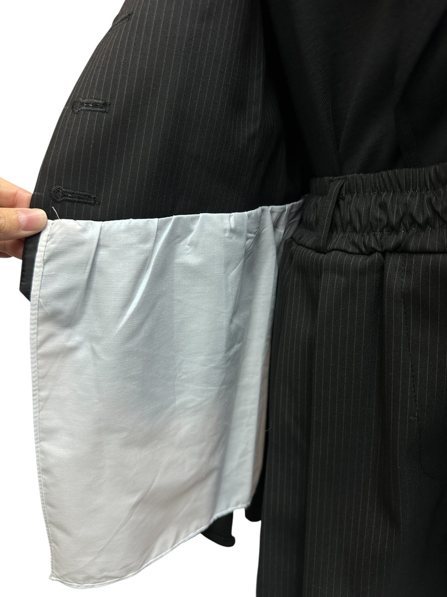 Stripe  X shirt vest blazer