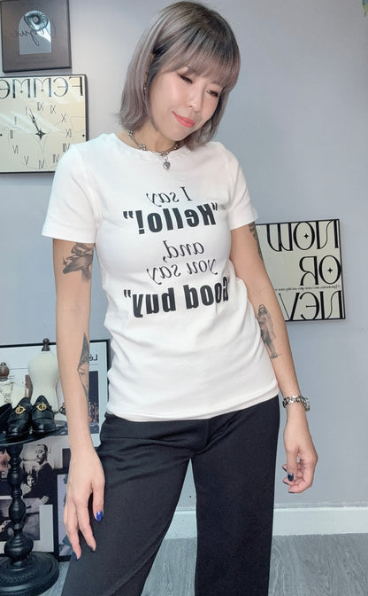 GOOD BUY softly tee #00413