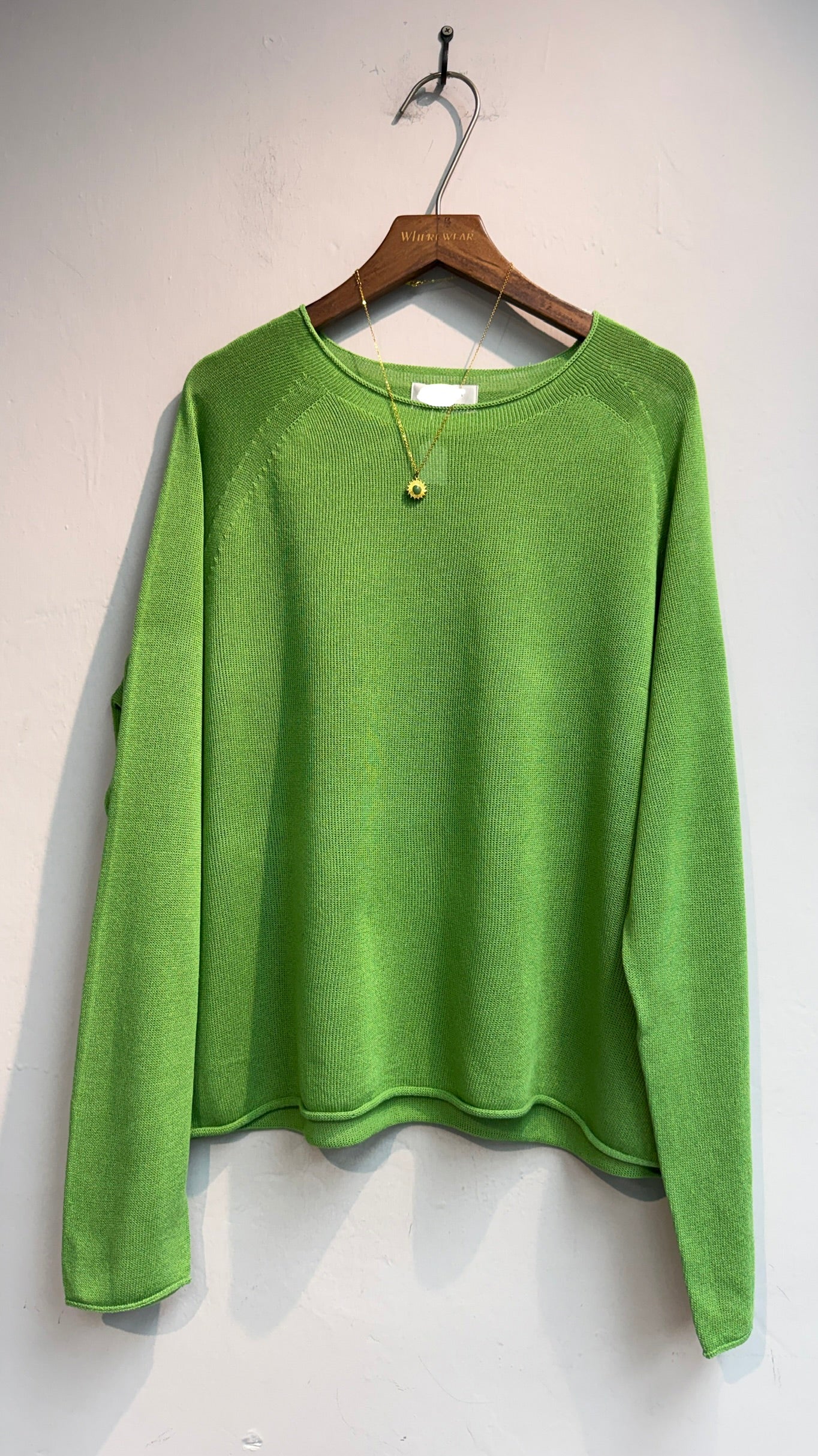 Plain knit top #00656