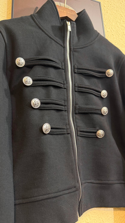 Silver buttons cotton outer #00935