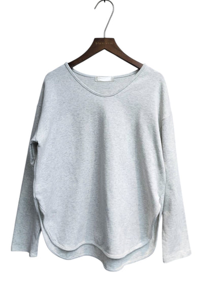 Round neck cotton tee #00012