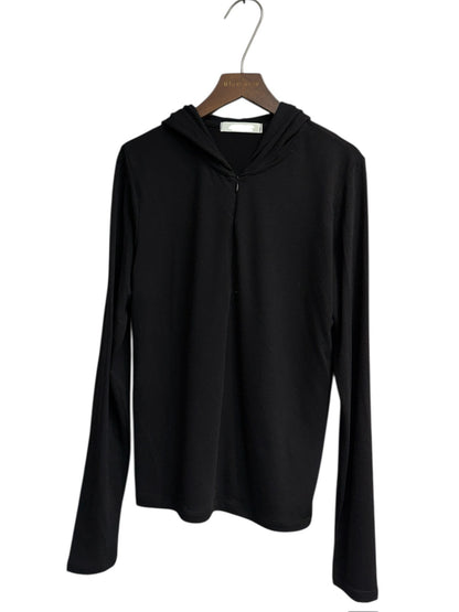 With hat half zip tee #00063