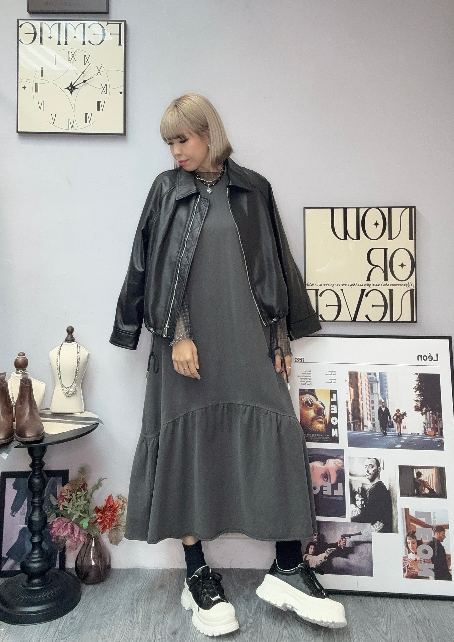 Back tag cotton one piece