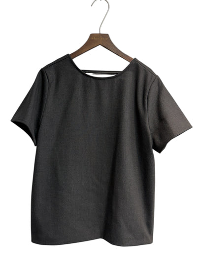 Back V short sleeves top #00057