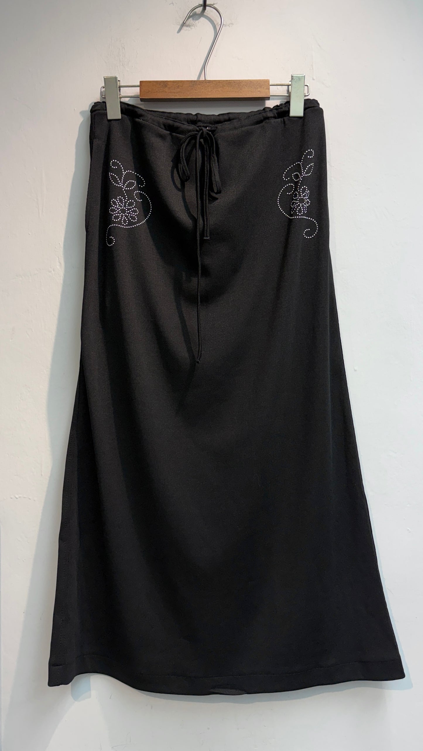 Side pattern cotton skirt #00824