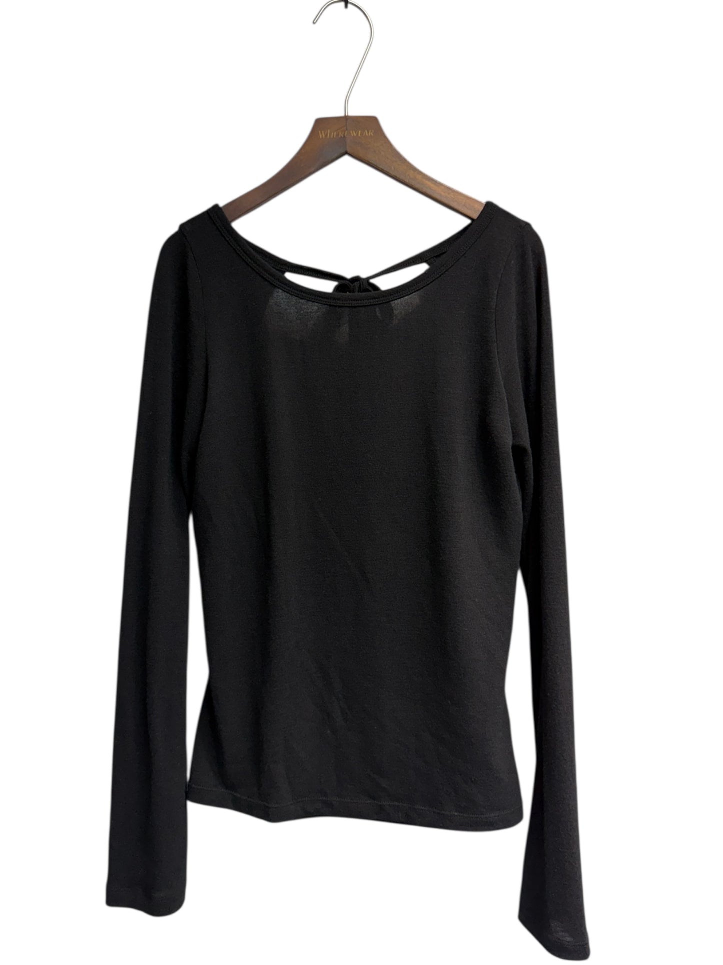 Back ribbon two pieces cotton tee