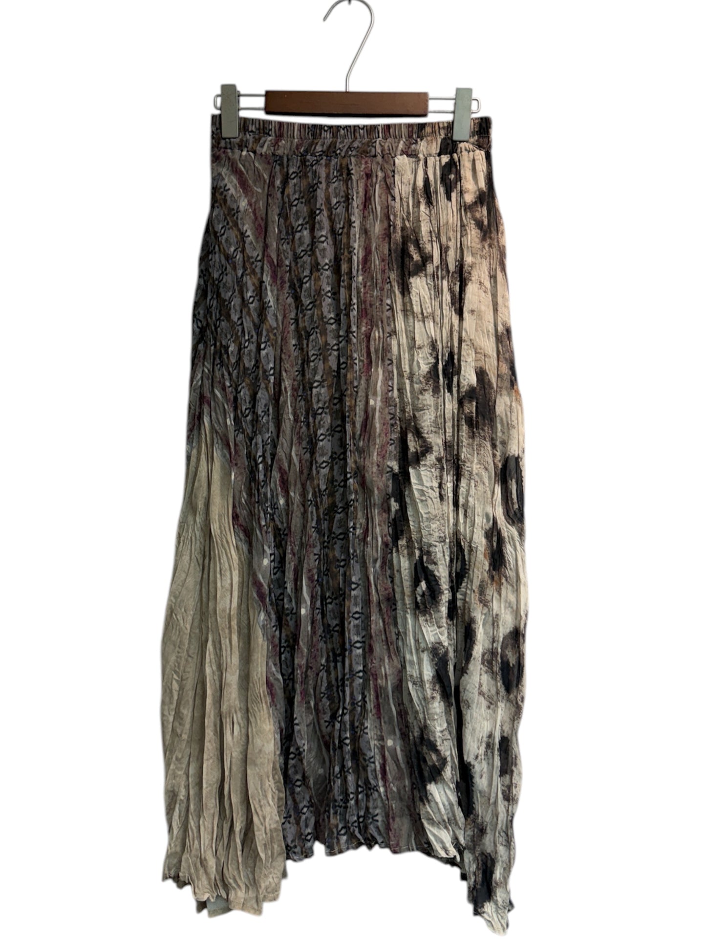 Leopard full elastic chiffon skirt #00525