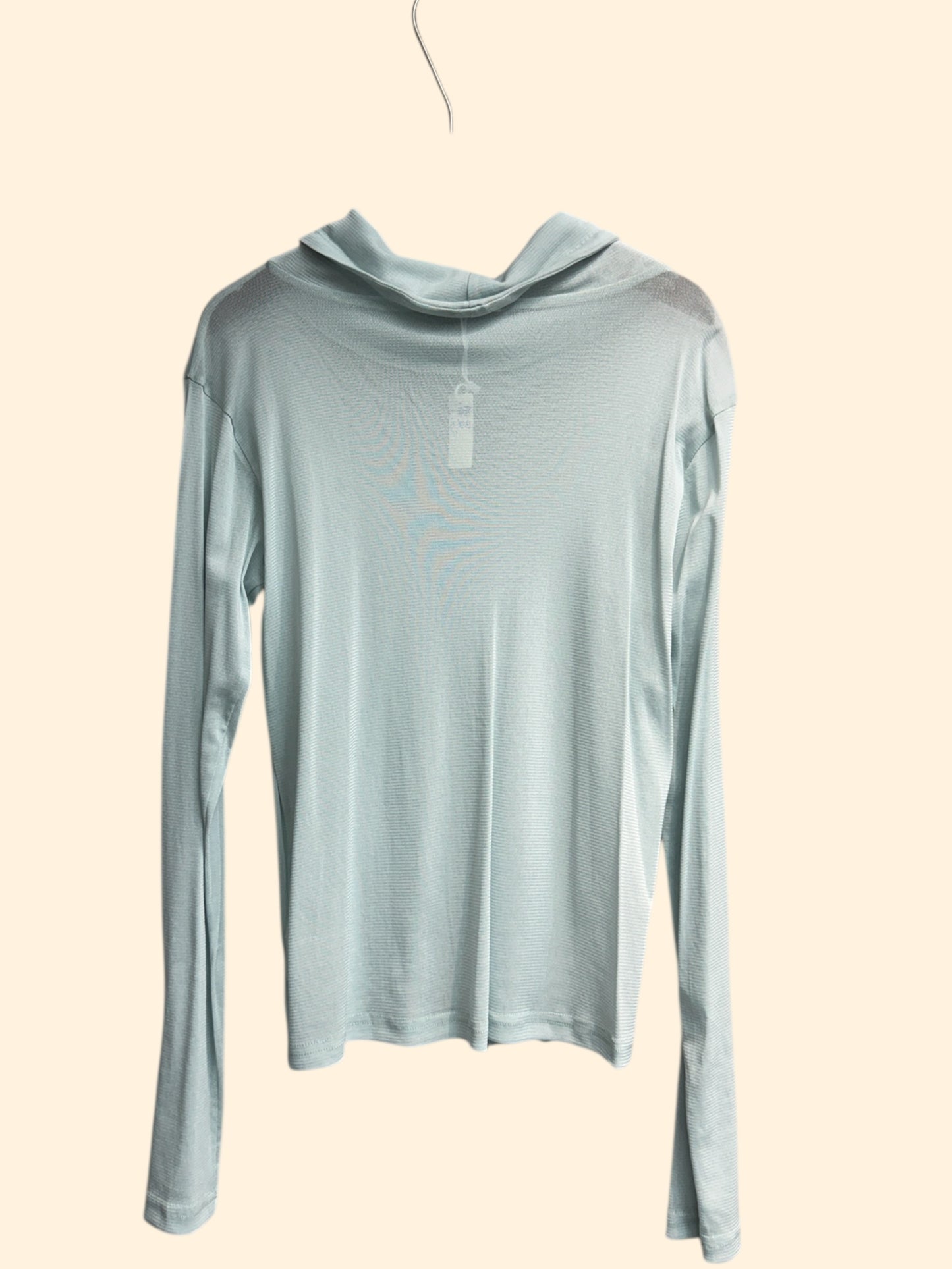 Crew collar see through top