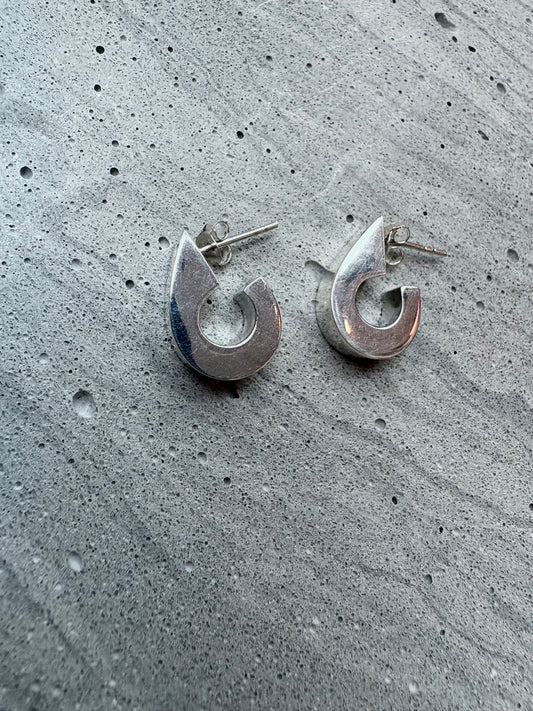 925Silver 6 shape earrings