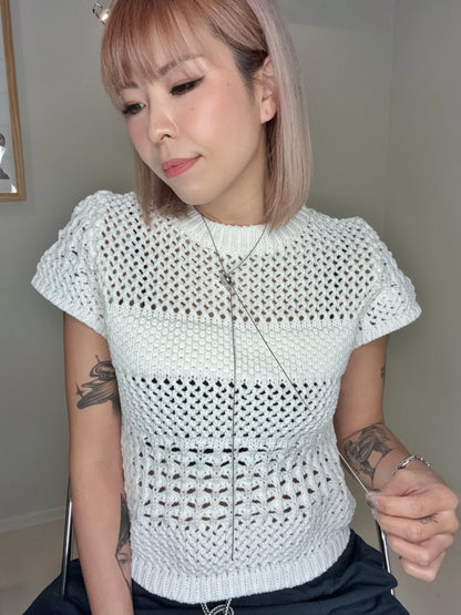 👍🏼Bulky crochet top #00703