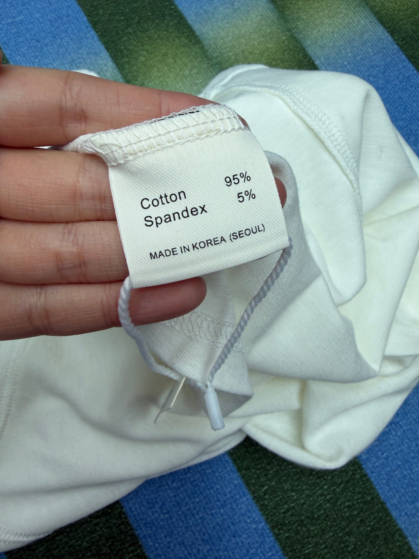 Plain cotton tee #00099